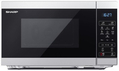 Sharp 800 W Standard Mikrowelle YC-MS02U-S - silber