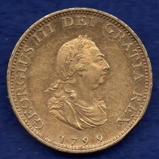 Great Britain George III Gilt Proof Farthing, Test Marked (Ref. d1161)