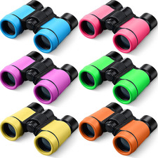 6 Pack Binoculars for Kids for Age 3-12 Years Boys Girls Kids Binoculars Shock P