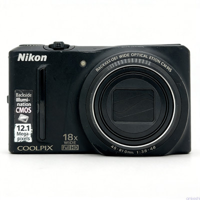 Used Nikon S9100 Compact Travel Camera High Zoom Lens Fully Functional Tested