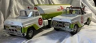 Vintage Tonka Wrecker, Semi & Tanker - Custom Private Label: Flying A Singage