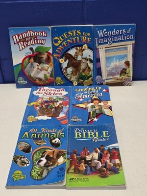 Lot of 7 - Abeka Reading Readers 1st-2nd First Second Grade Books
