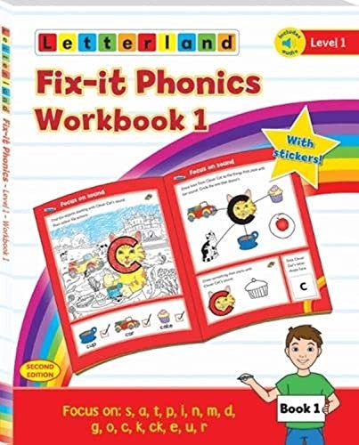 Fix-it Phonics - Level 1 - Workbook 1 (2nd Edition) by Lisa Holt NEW - Image 2