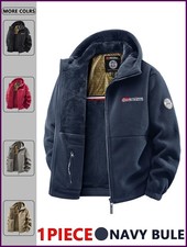 Men's Autumn and Winter Outdoor Hooded Jacket, Suitable for Daily Wear at Home