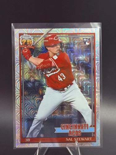 2026 Topps #91C2-27 Sal Stewart Topps 1991 35th Anniversary Chrome RC Reds