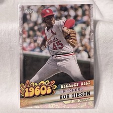 2020 Topps Update Decades' Best Bob Gibson St. Louis Cardinals #DB-17 B2