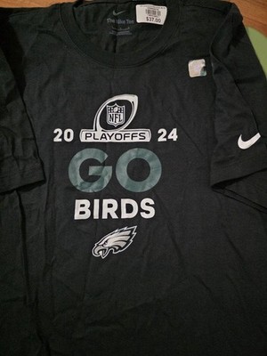 Nike Dri Fit Philadelphia Eagles 2024 Playoffs Go Birds Adult Large Brand New
