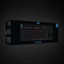 Image of LOGITECH G PRO Mechanical Gaming Keyboard - GX Blue Clicky Switches - Black UK