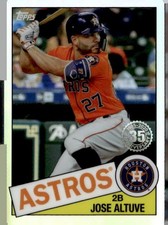 2020 Topps Chrome #85TC-19 Jose Altuve 1985 Topps Baseball