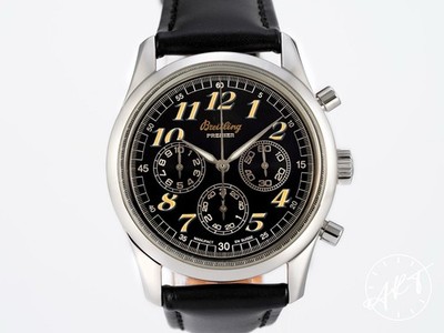 *Rare* Breitling Navitimer Premier Chrono Black Dial Automatic Watch A40035