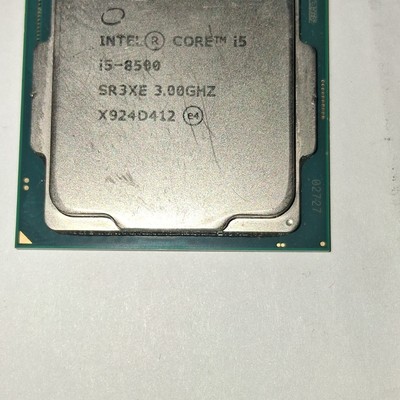 Intel Core i5-8500 Core i5 8th Gen 3.00GHz SR3XE CPU Processor