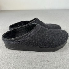 Stegmann WoolFlex Wool Clogs Women  s 11 Men  s 10 Comfort Slip On Black Slippers