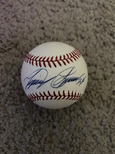 miguel cabrera signed baseball Tigers Rays