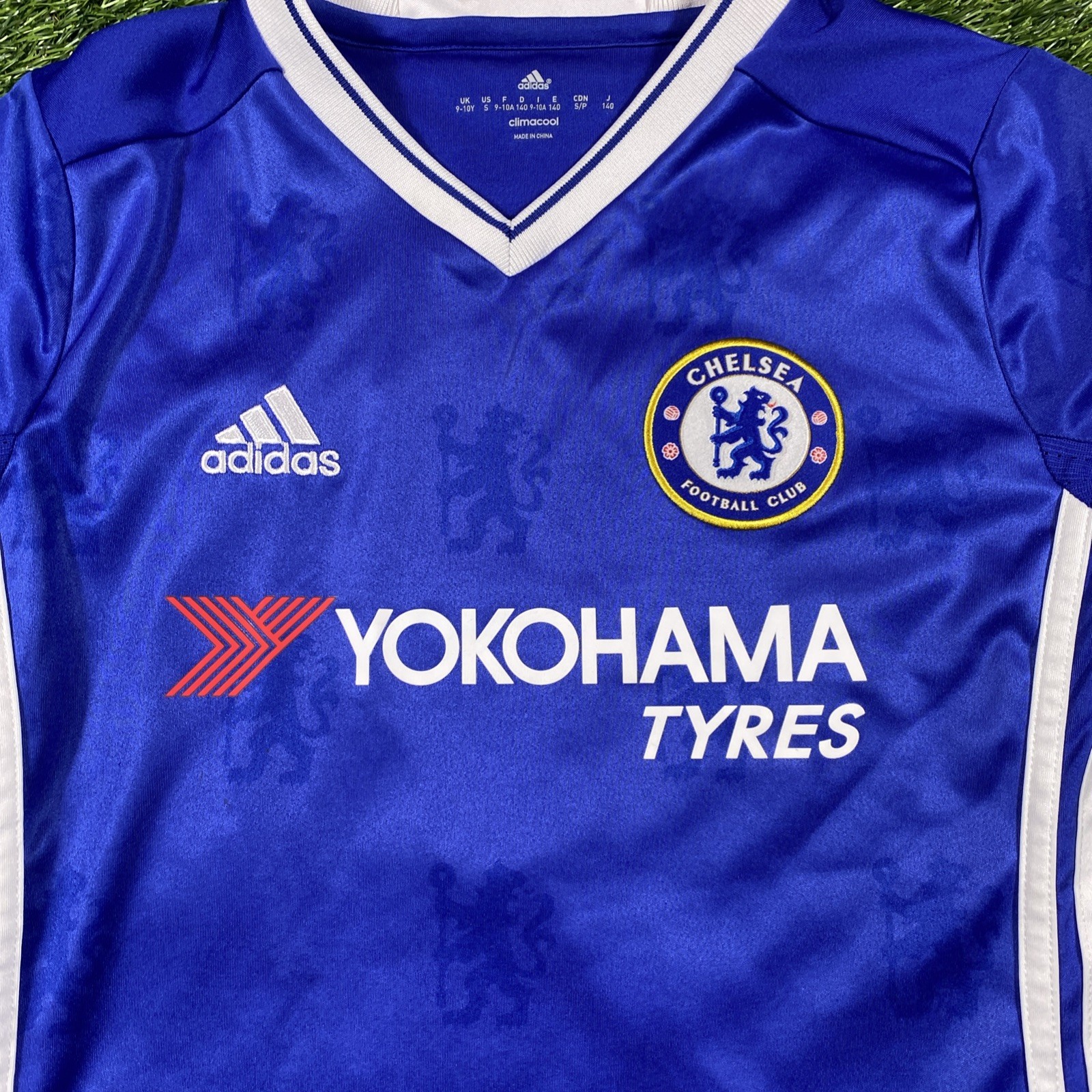 Chelsea Soccer Adidas szablewski Jersey Youth Small Blue Home Kit 2016 thumbnail 5
