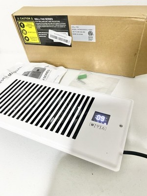 10  Register Booster Fan Thermostat, 10-Speed High Velocity Ventilation, White
