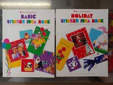 Mrs. Grossman's Holiday/Basic Sticker Idea Book lot of 2 Basic/Design Lines 