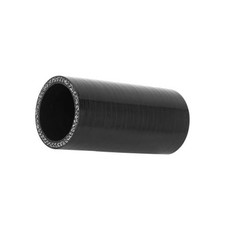Universal Straight Silicone Hose, 40mm ID, Silicone, Black, 1 Pcs