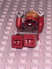 Lego Iron Man Minifigure Mark 47 Armor Marvel Super Heroes 76083 sh0405