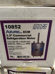 Mars Azure 10852 Evaporator 3.3'' Fan Digi Refrigeration Motor, Reversible