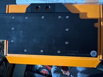 EKWB Waterblock  for Asus GTX 1080 Ti 11GB FTW3 please read  description  