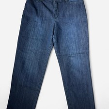 Gloria Vanderbilt "Amanda" High Rise Tapered Jeans Womans Size 16