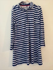 Women's Cabana Life UPF 50 Cover Up BLUE WHITE LONG SLEEVE XL NEW