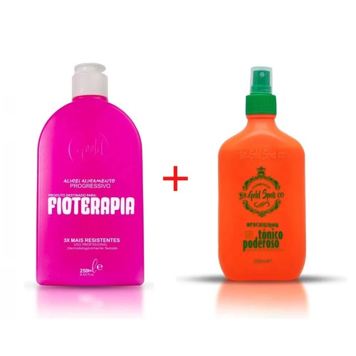 Gold Spell Fioterapia Progressiva 250mL + Tonico Poderoso 250 mL