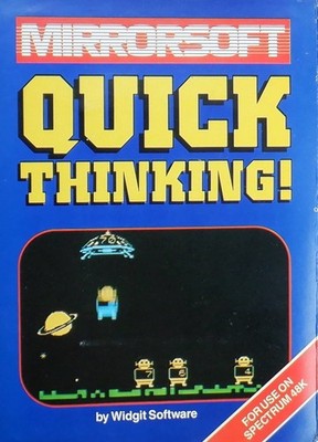 Vintage Computerspiel 80er Jahre ZX Spectrum 48K SCHNELLES DENKEN! Mirrorsoft Retro