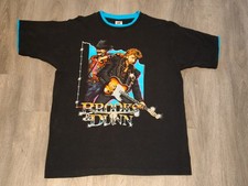 Vintage 1992 Brooks & Dunn Trail Drive t-shirt size L Rare
