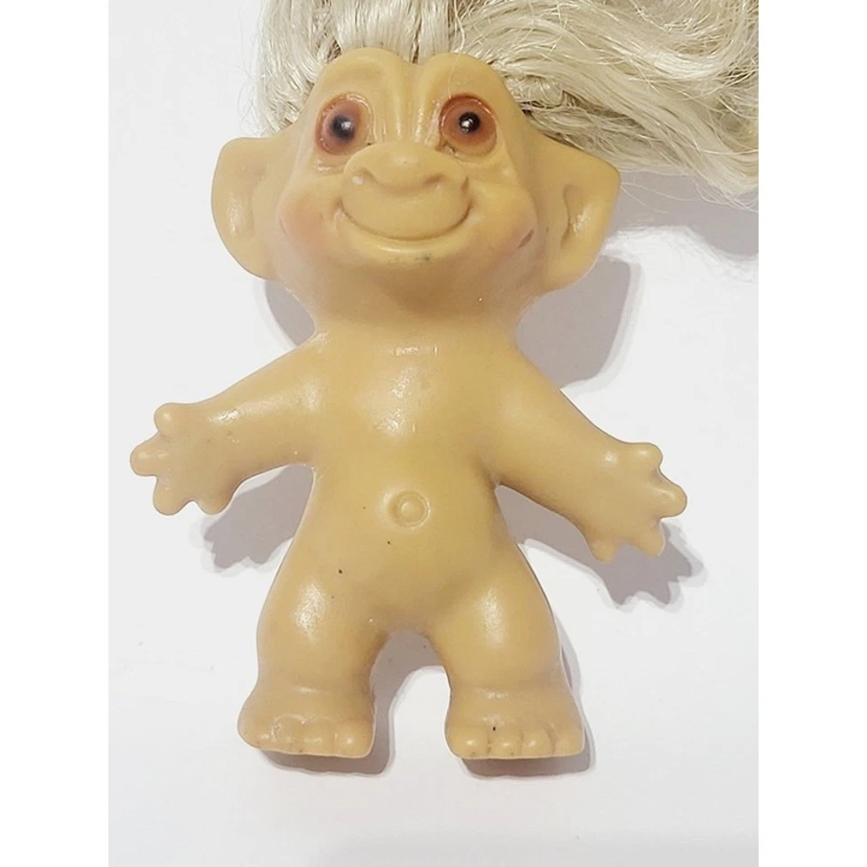 De colección Pelo Largo Rubio Sin Marca Troll Ojos Pintados Foto 2 de 4