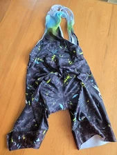 Men's Ltd Cycle Bib shorts Summer Series Neon Large leg grips