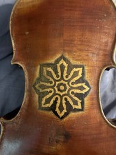 Vintage Antique Inlaid Violin