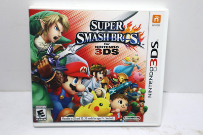 Nintendo 3DS 2DS Super Smash Bros Game MIB CIB w/Manual