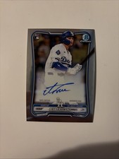 Topps 2025 Bowman Chrome Rookie Auto Alex Freeland CRA-AF Los Angeles Dodgers