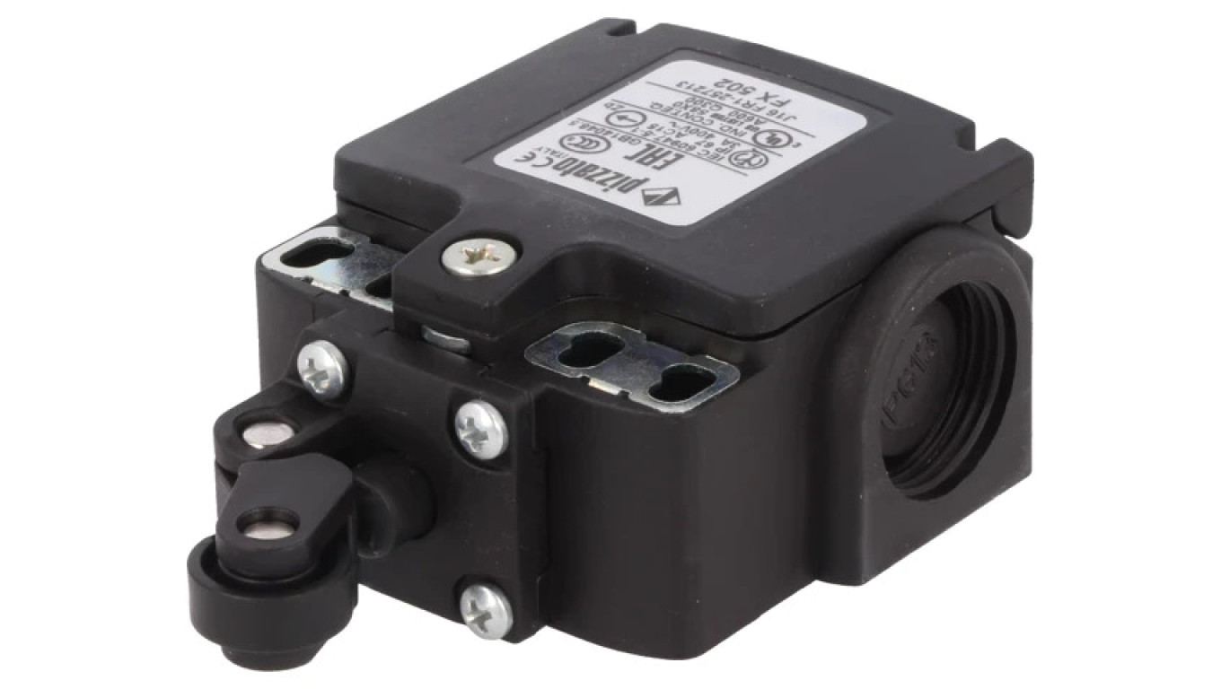 FX502 limit switch plastic roll Ø14mm NO + NC 10A PG13.5 /T2UK