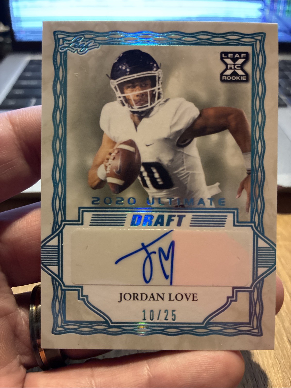 Jordan Love Leaf Ultimate Draft 1991 Leaf Rookie Autographs #JL1 Base