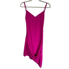 Superdown Thalia Asymmetric Dress Hot Pink XS Party Event Cocktail Revolve