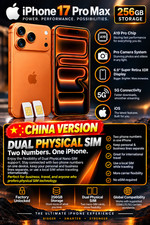 Apple iPhone 17 Pro Max 256GB Cosmic Orange China Version Dual Physical Nano SIM