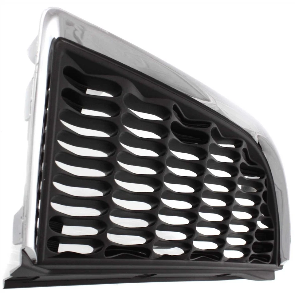 Grille For 2004-2006 Mitsubishi Galant Right Chrome Shell w/ Gray Insert Plastic - Image 4 of 4
