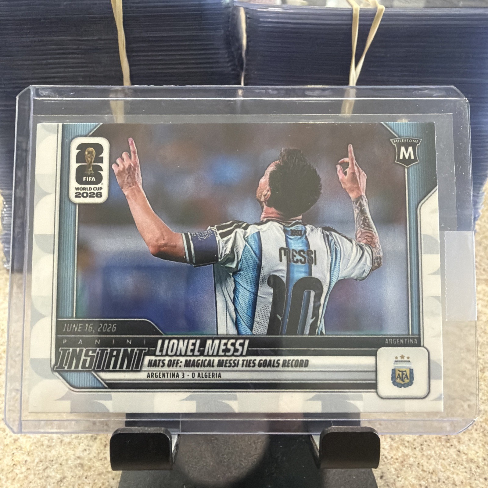 ⚽️🏆 2026 PANINI INSTANT LIONEL MESSI #46 FIFA WORLD CUP ARGENTINA