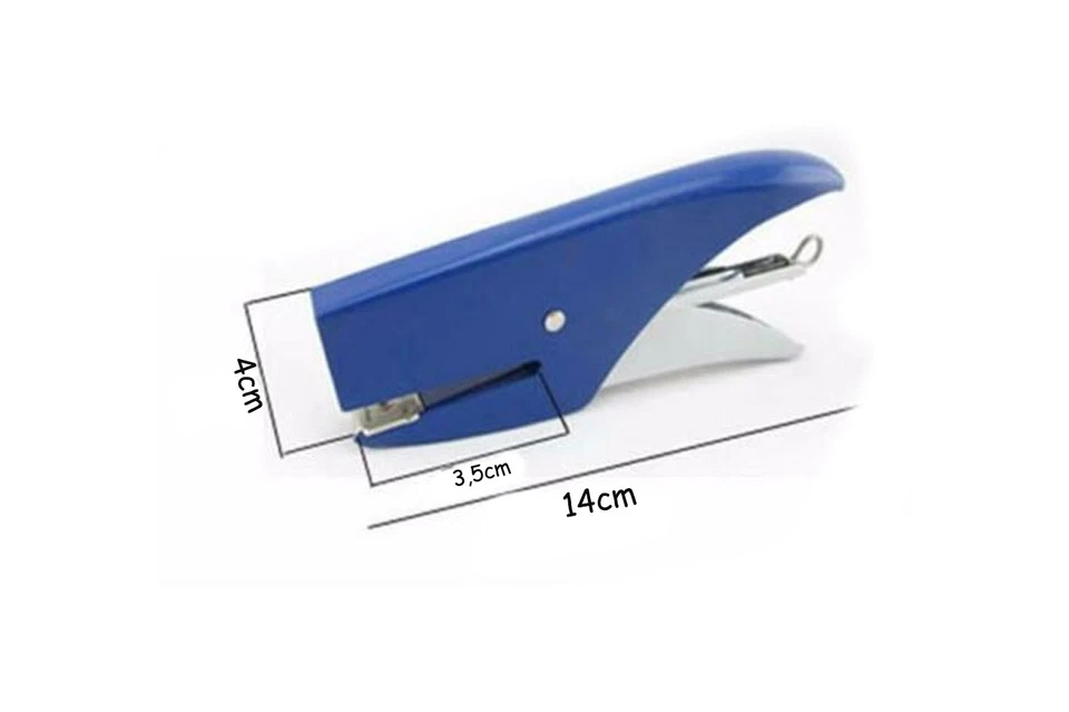 Spillatrice manuale cucitrice pinzatrice carta ufficio scuola fissatrice - Immagine 3 di 3