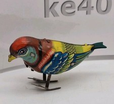 Vintage Fairylite England Tinplate Clockwork Pecking Bird Novelty Toy GWO No Key