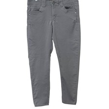 Democracy Ab Technology "Ab"solution Gray Skinny Chino Pants Womens 8