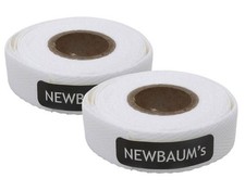 2-Rolls Newbaums Cotton Cloth Road Fixie Bike Handlebar Drop Bar Tape Wrap White
