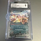 Pokemon (CGC 9 Mint)Charizard ex 054/091 SV: Paldean Fates Holo
