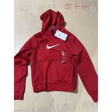 Nike Boys Hoodie Size Small Sweatshirt Pullover Red
