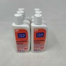Clean & Clear Essentials Dual Action Acne Facial Moisturizer, 4 OZ- 6 pack