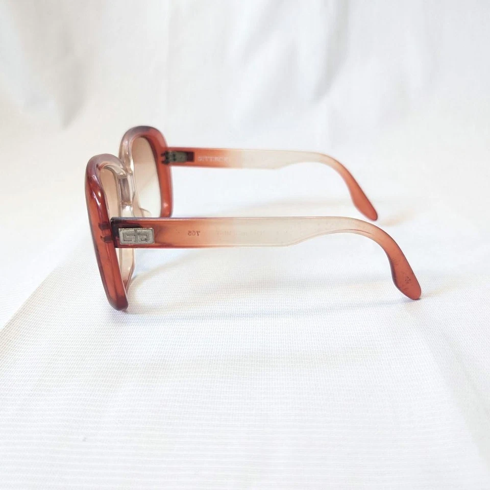 Gafas de sol raras GIVENCHY naranja/claras hechas en Francia Foto 4 de 4