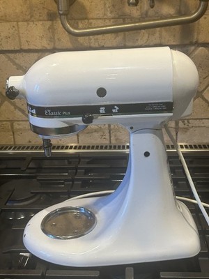 KitchenAid Classic Plus Stand Mixer White 4.5Qt Tilt Head 10 Speed No Bowl