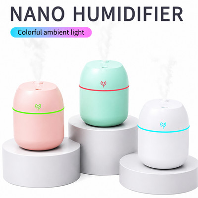 Essential Oil Aroma Diffuse Aromatherapy LED Ultrasonic Humidifier Air Purifier